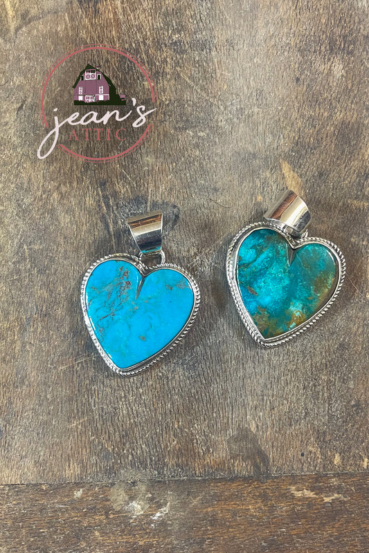 Turquoise Heart Pendant