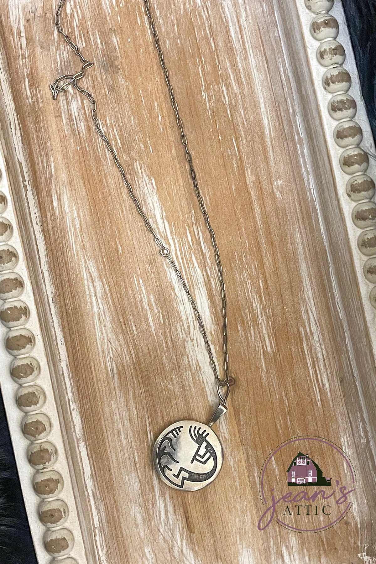 Vintage Sterling Silver Kokopelli Pendant