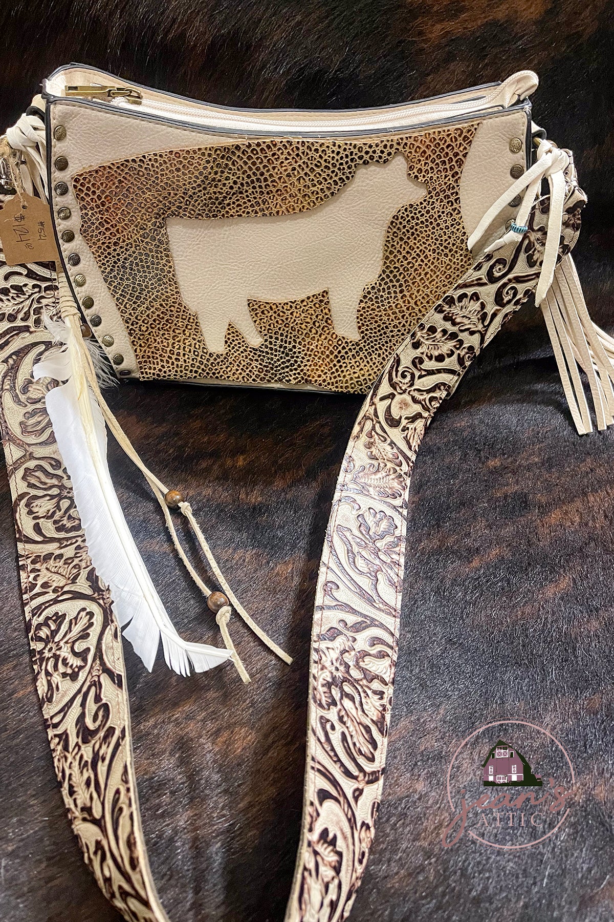 Leather Patchwork Purse