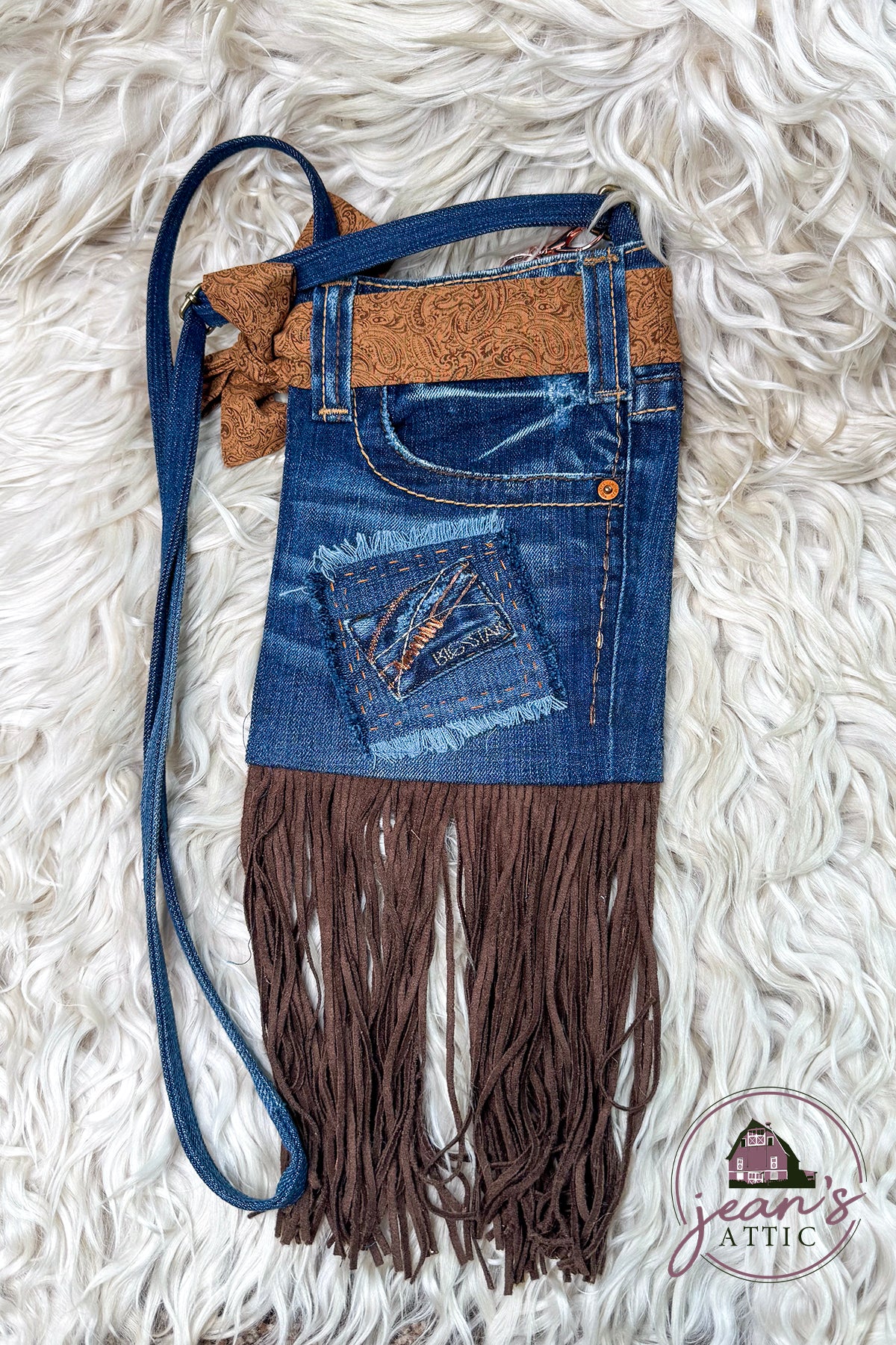 Jean Purse with Heifer