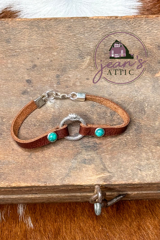 Kodiak Leather Bracelet