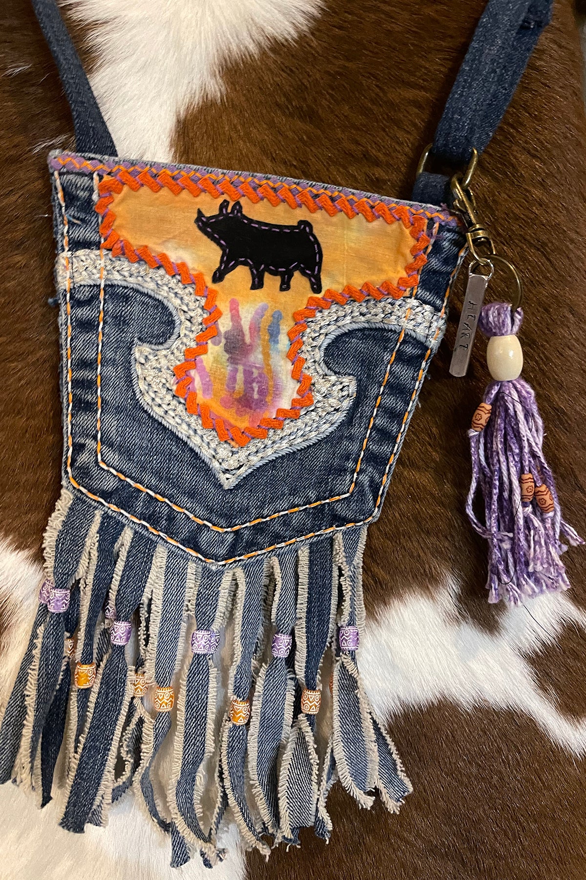 Jean Purse - Show Pig