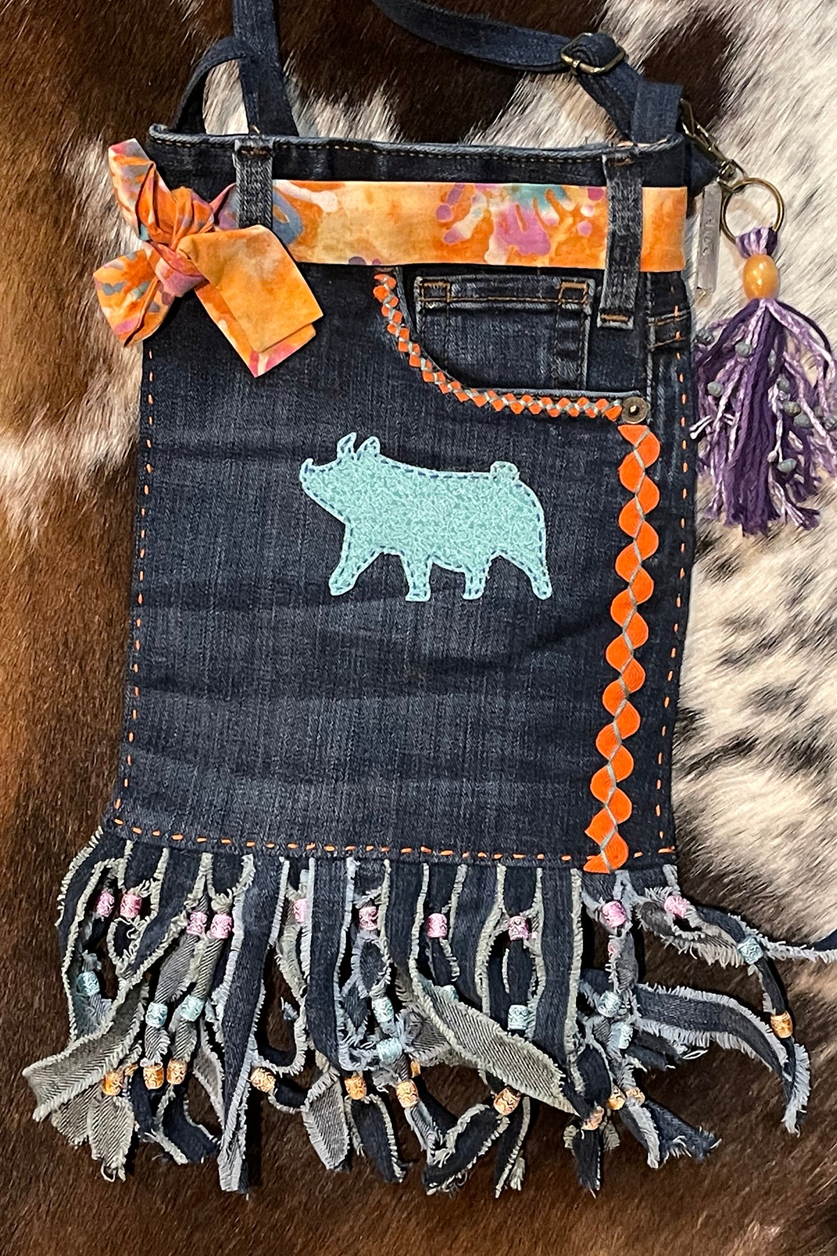 Jean Purse - Show Pig