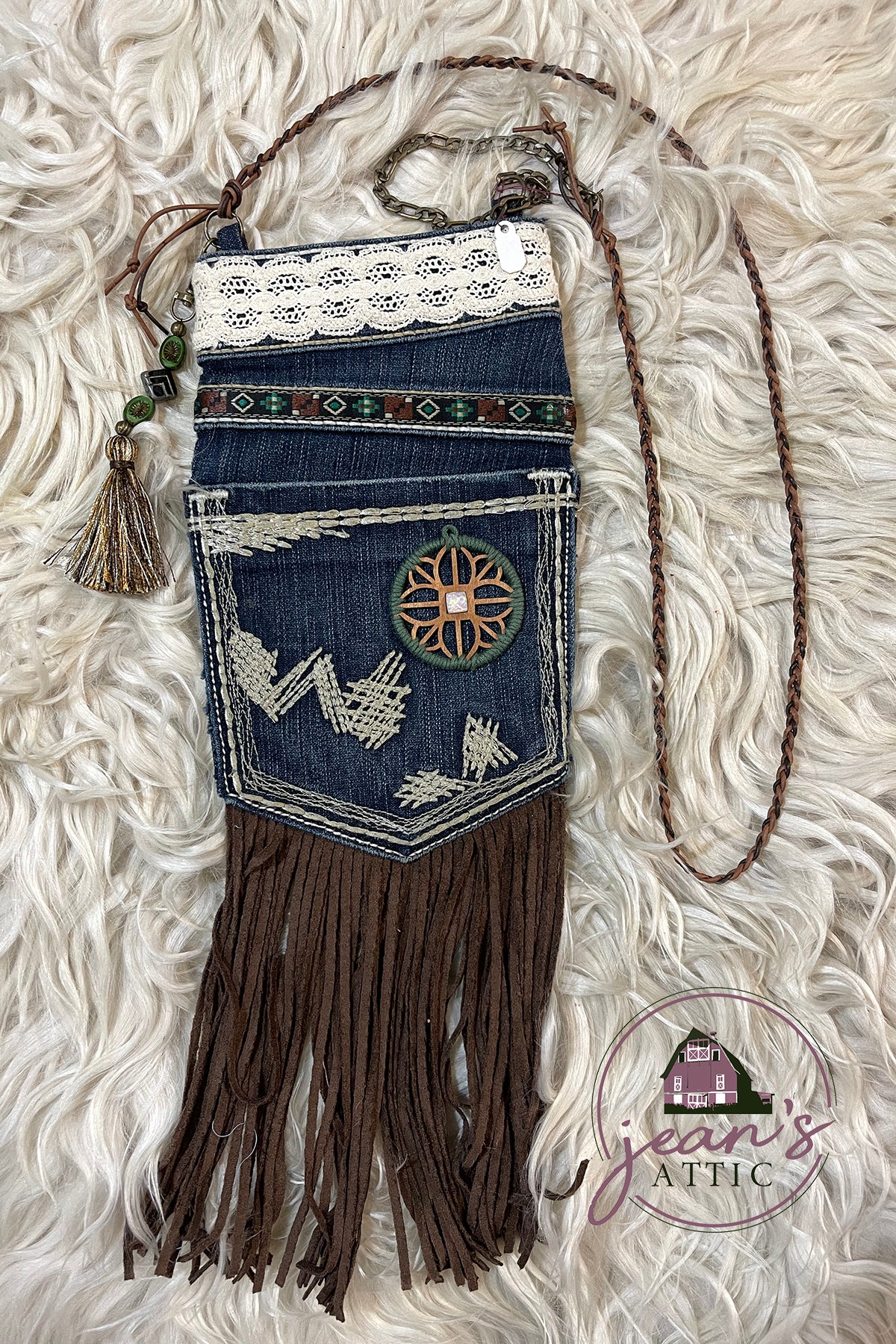 Jean Patch Purse