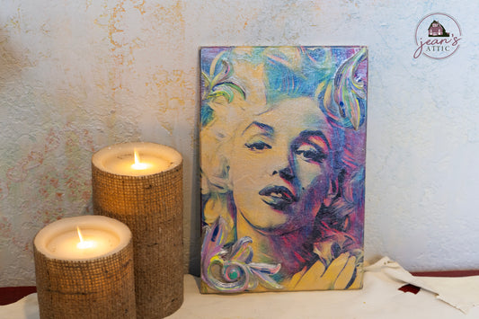 Mixed Media Marilyn Monroe Sign