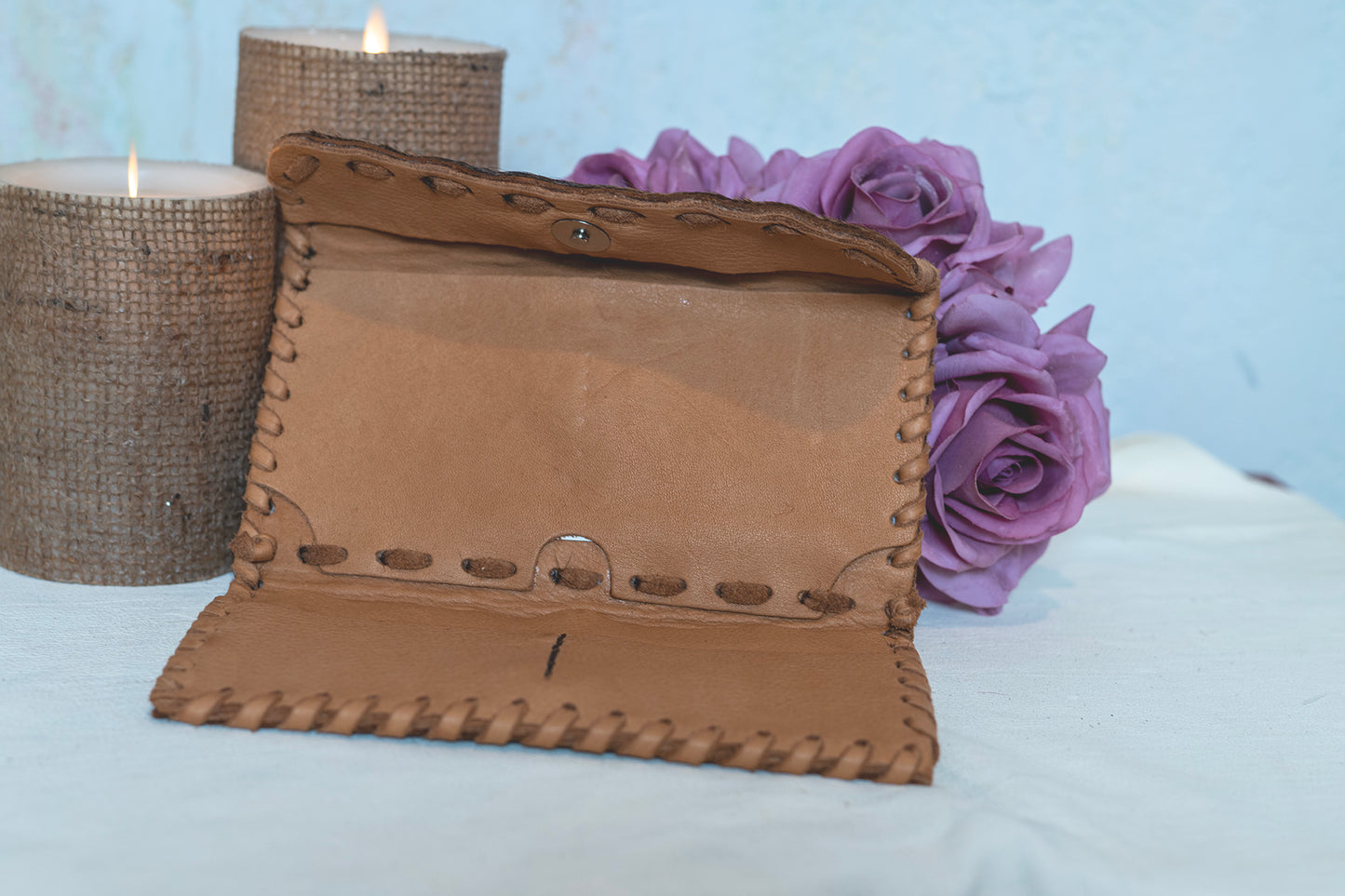 Handmade Leather Clutch