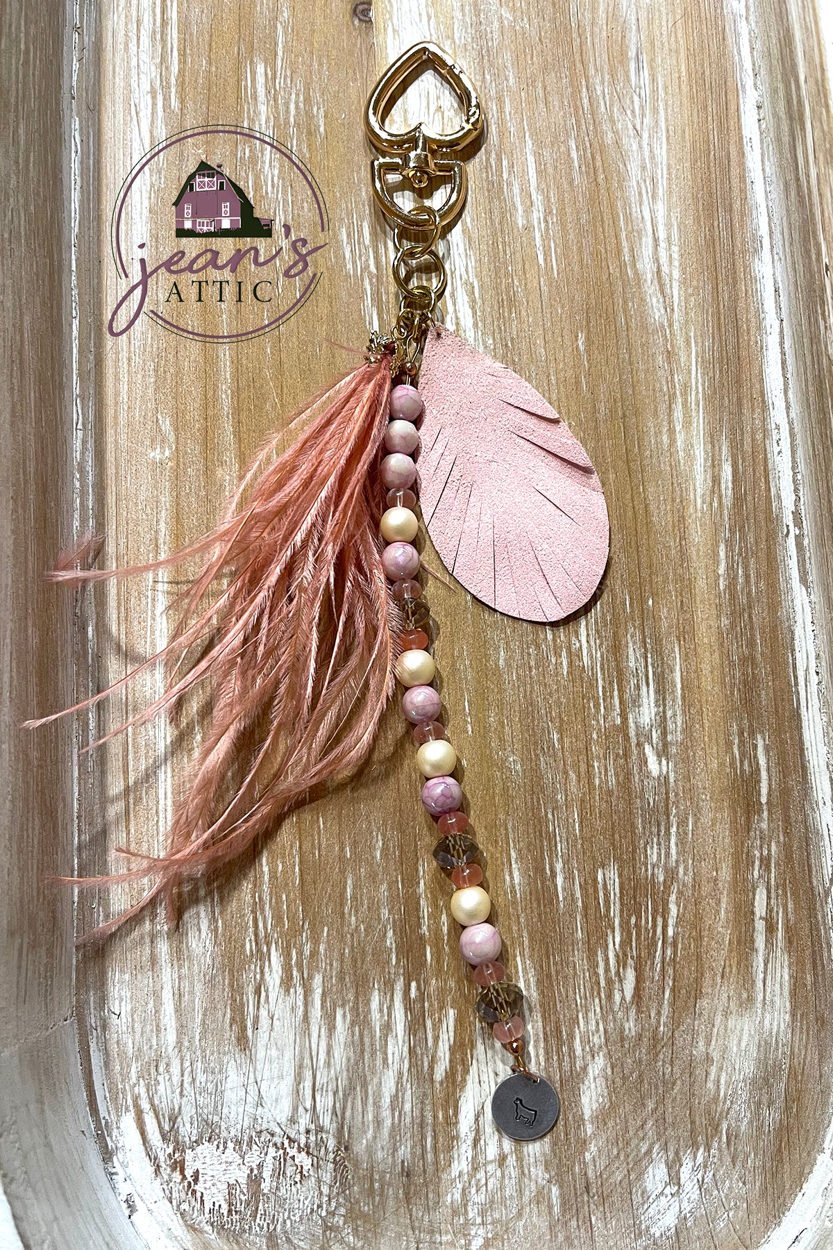 Show Heifer / Pink Bag Tassel