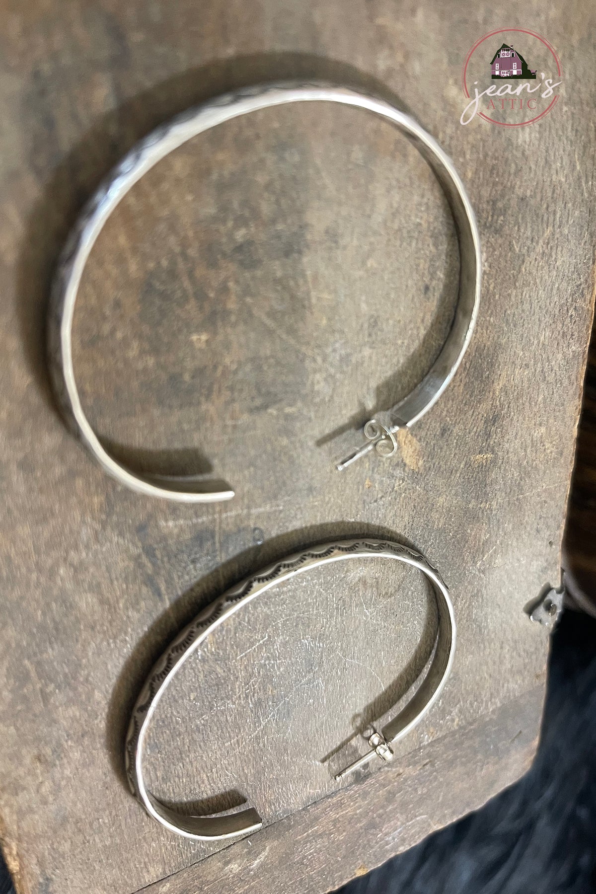 Robert Cadman Stamped Earring