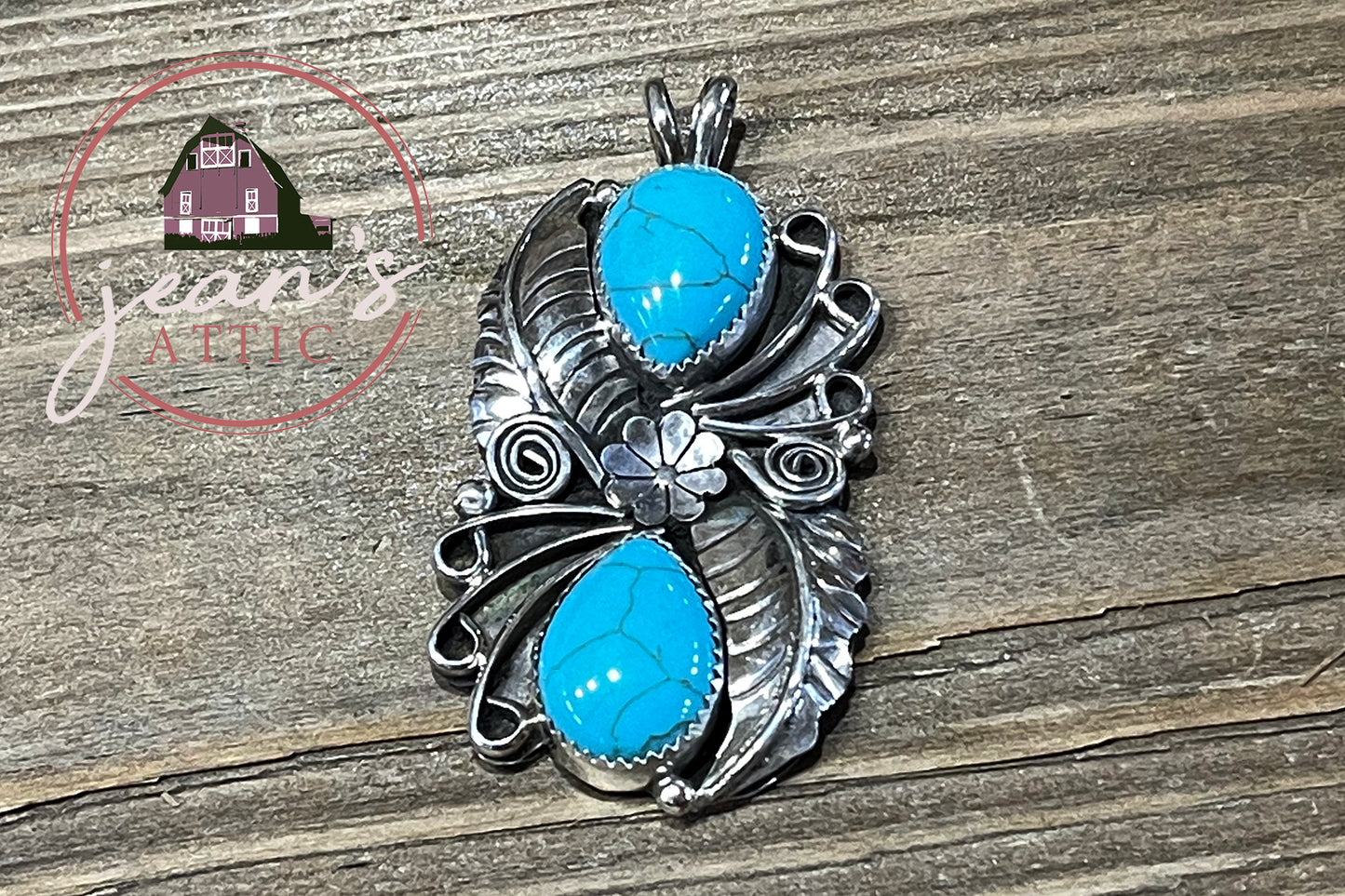 Navajo Royston Sterling Silver Pendant