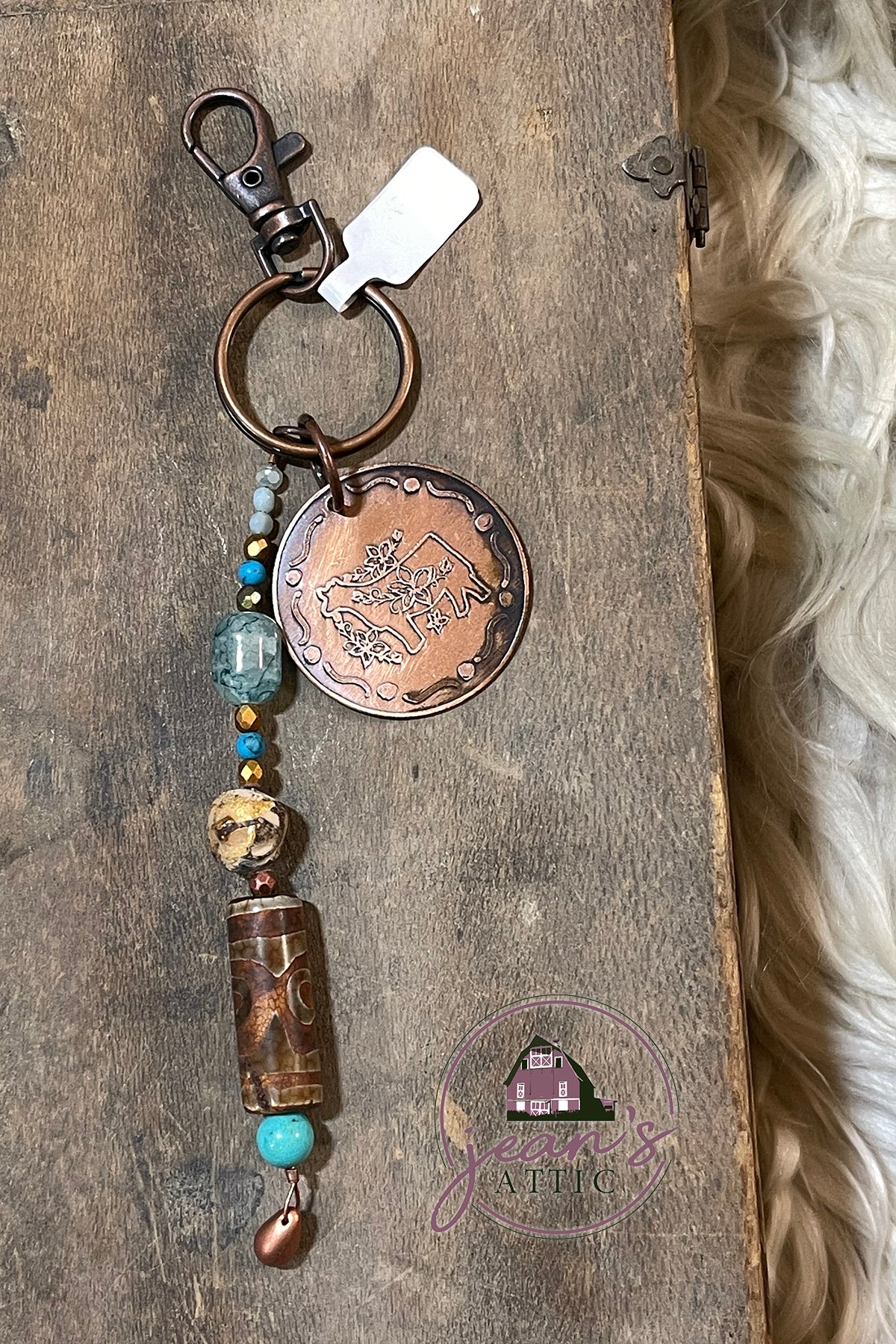 Etched Key Chain - Show Heifer