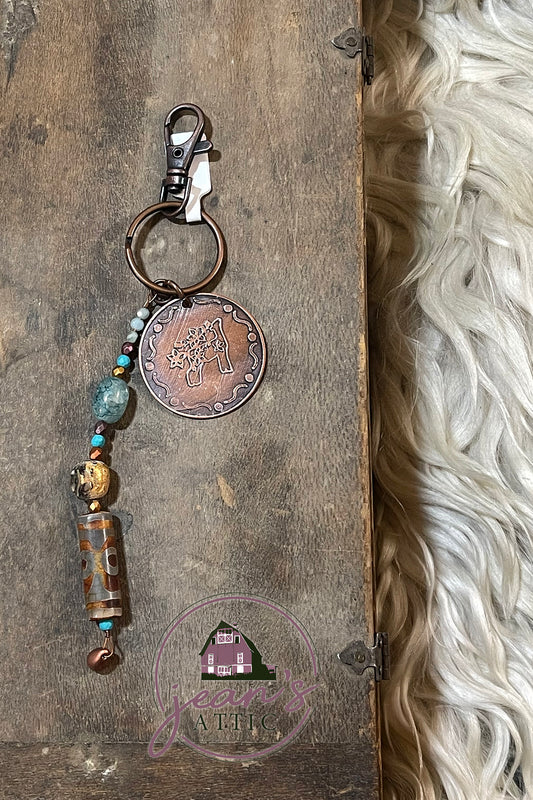 Etched Key Chain - Show Lamb