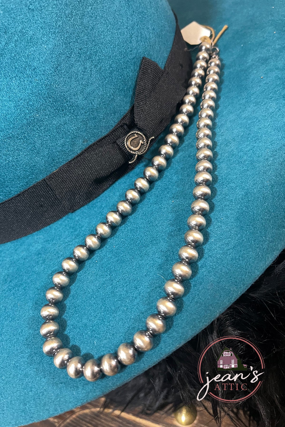 8 mm 18" Navajo Pearl Necklace