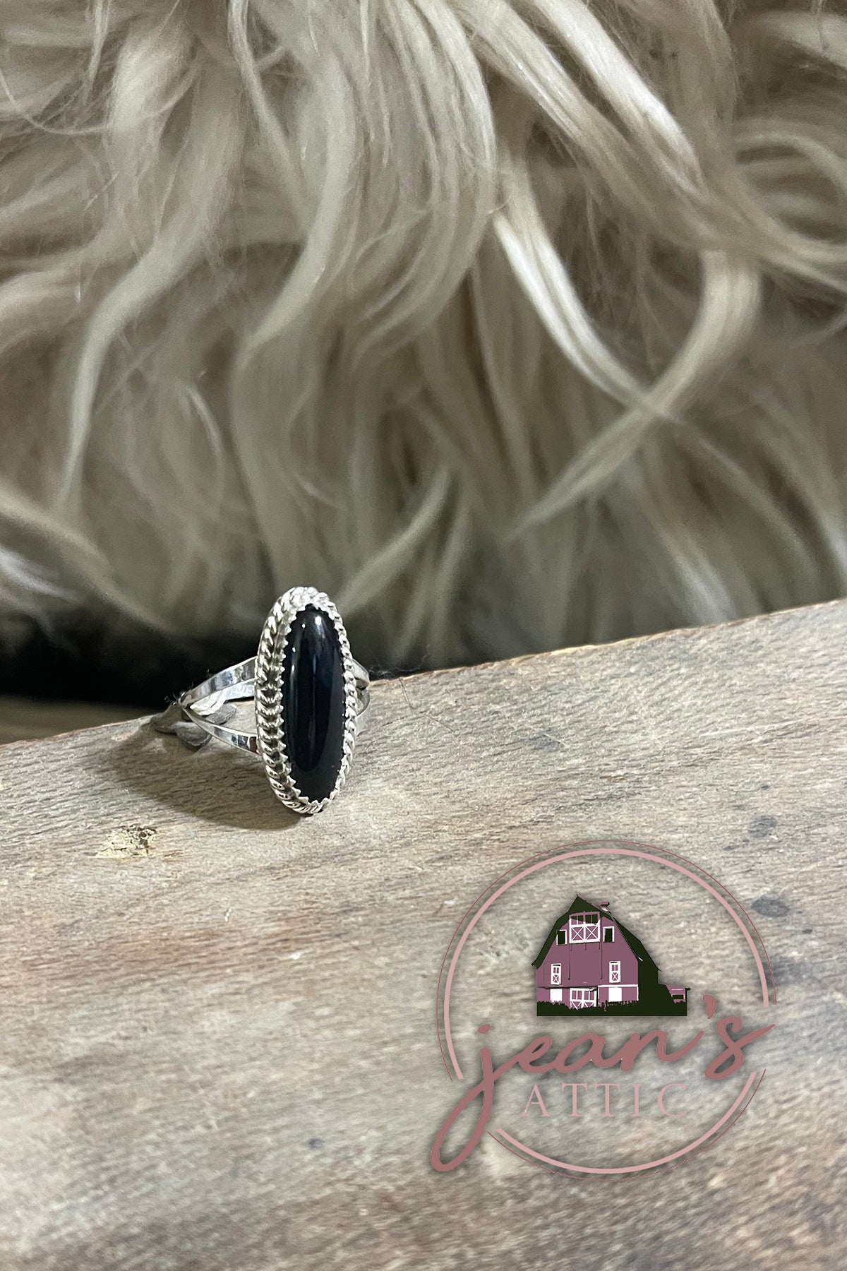 Navajo Sterling Silver Black Onyx Ring