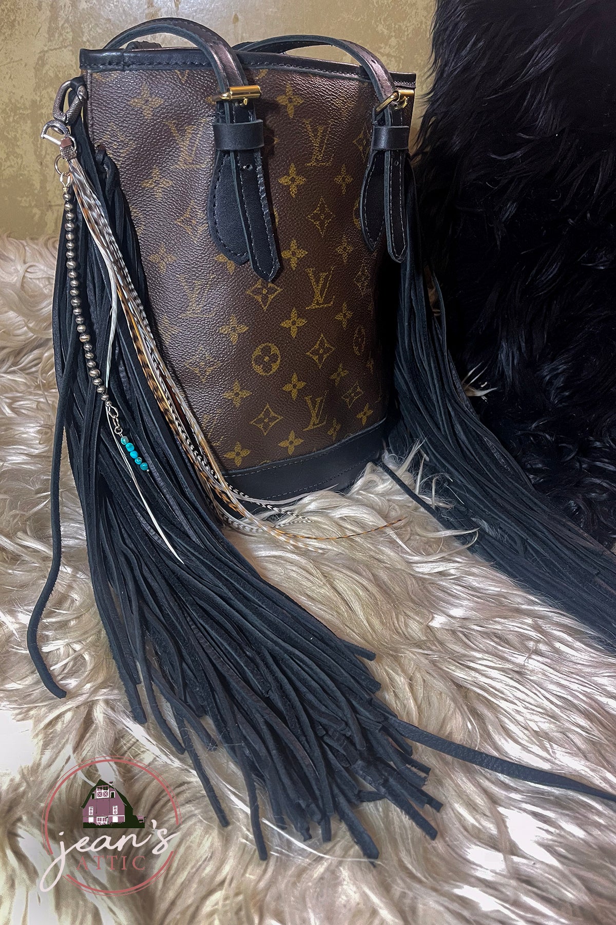 Fringed Louis Vuitton