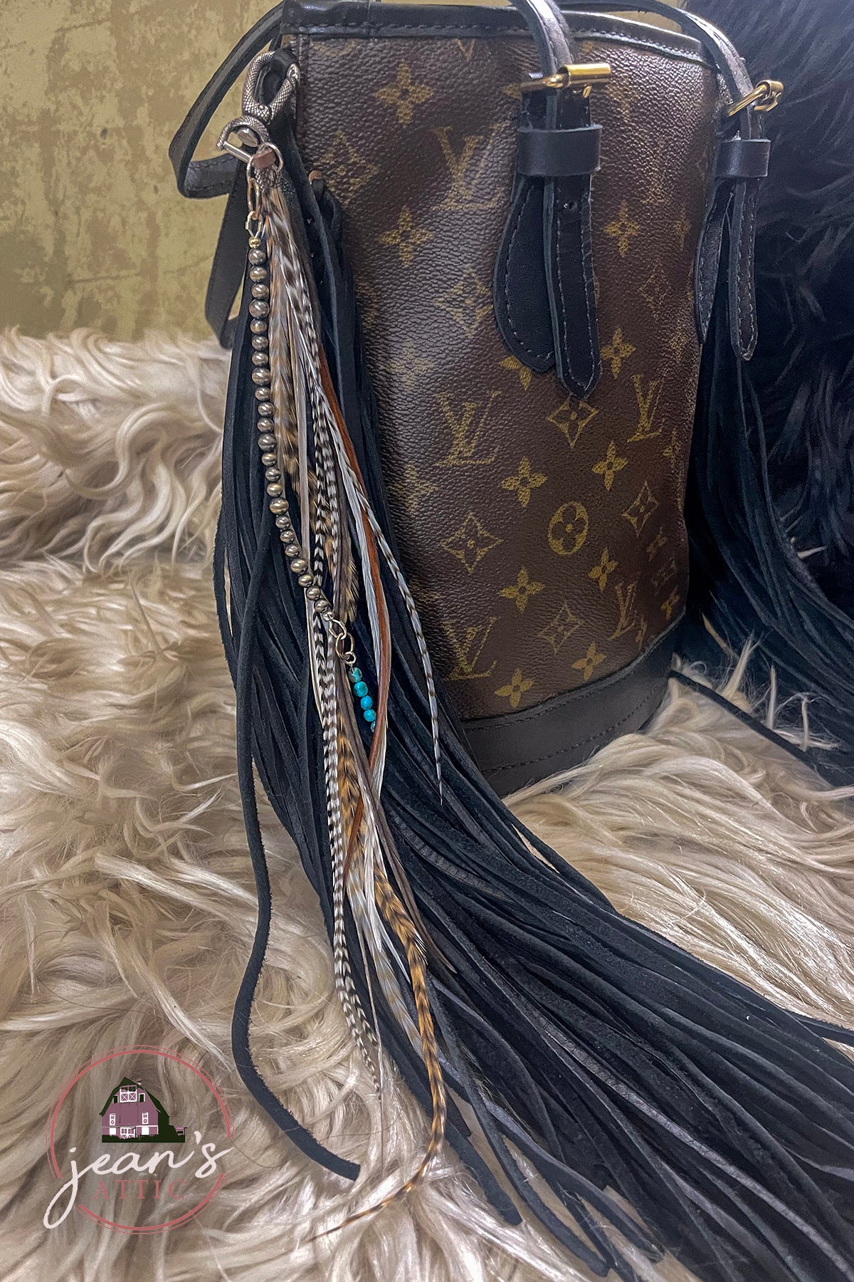 Fringed Louis Vuitton