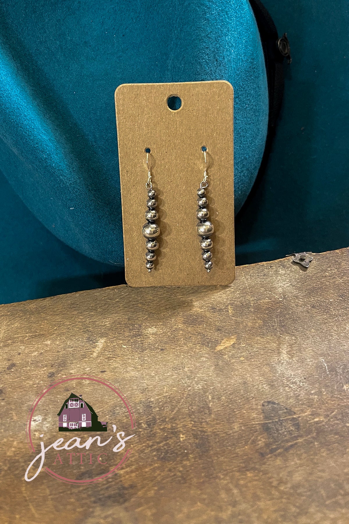 Navajo Pearl Drop Earring