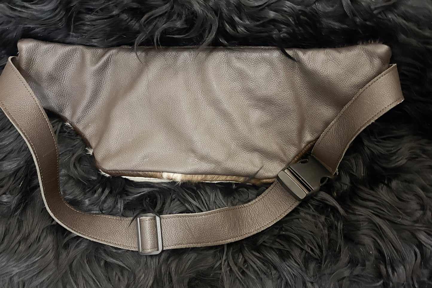 Cowhide Leather Bum Bag