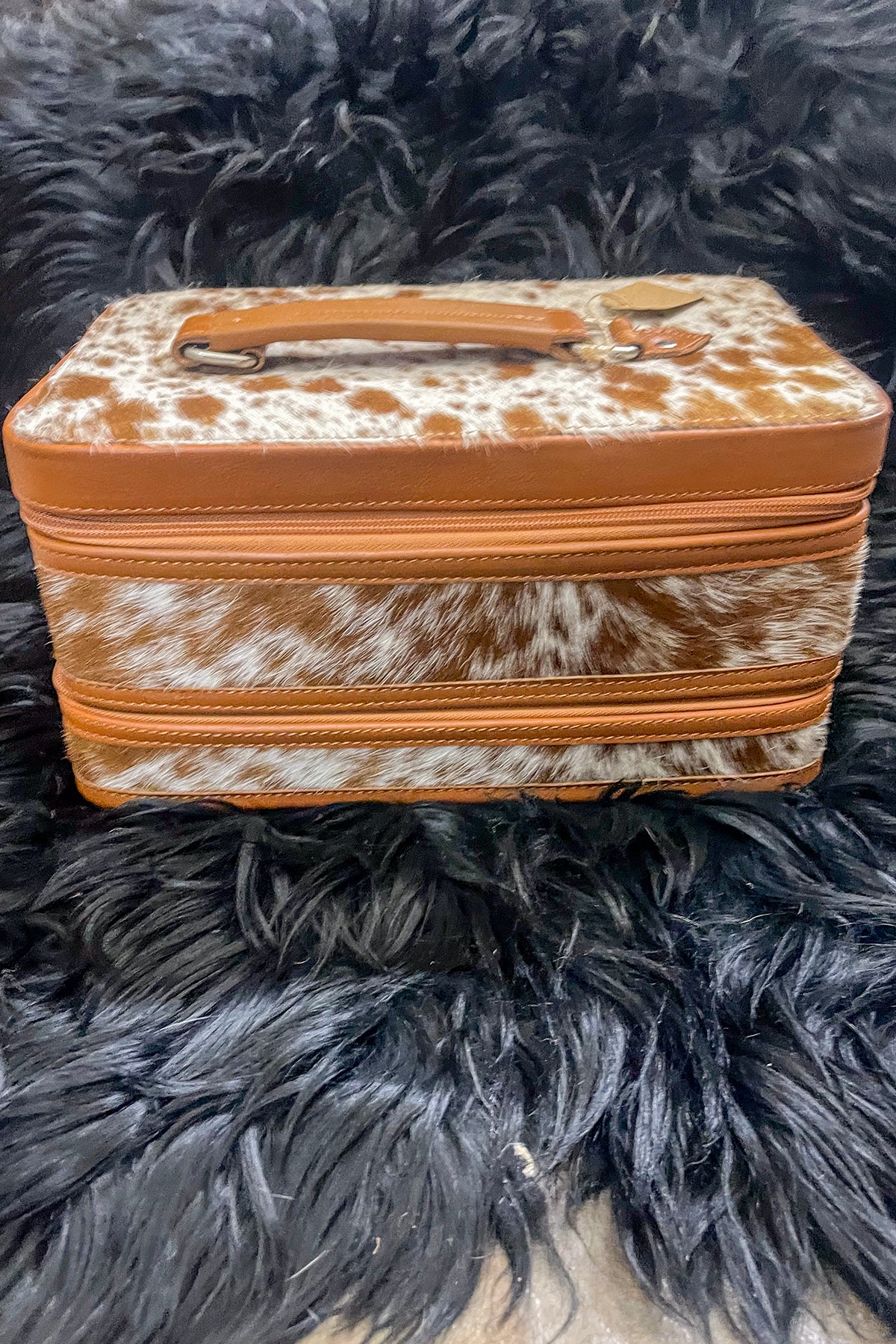 Cowhide Jewelry Box