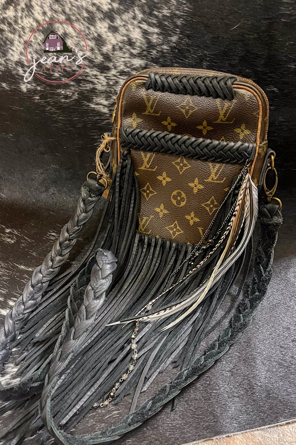 Fringed Louis Vuitton Over Shoulder