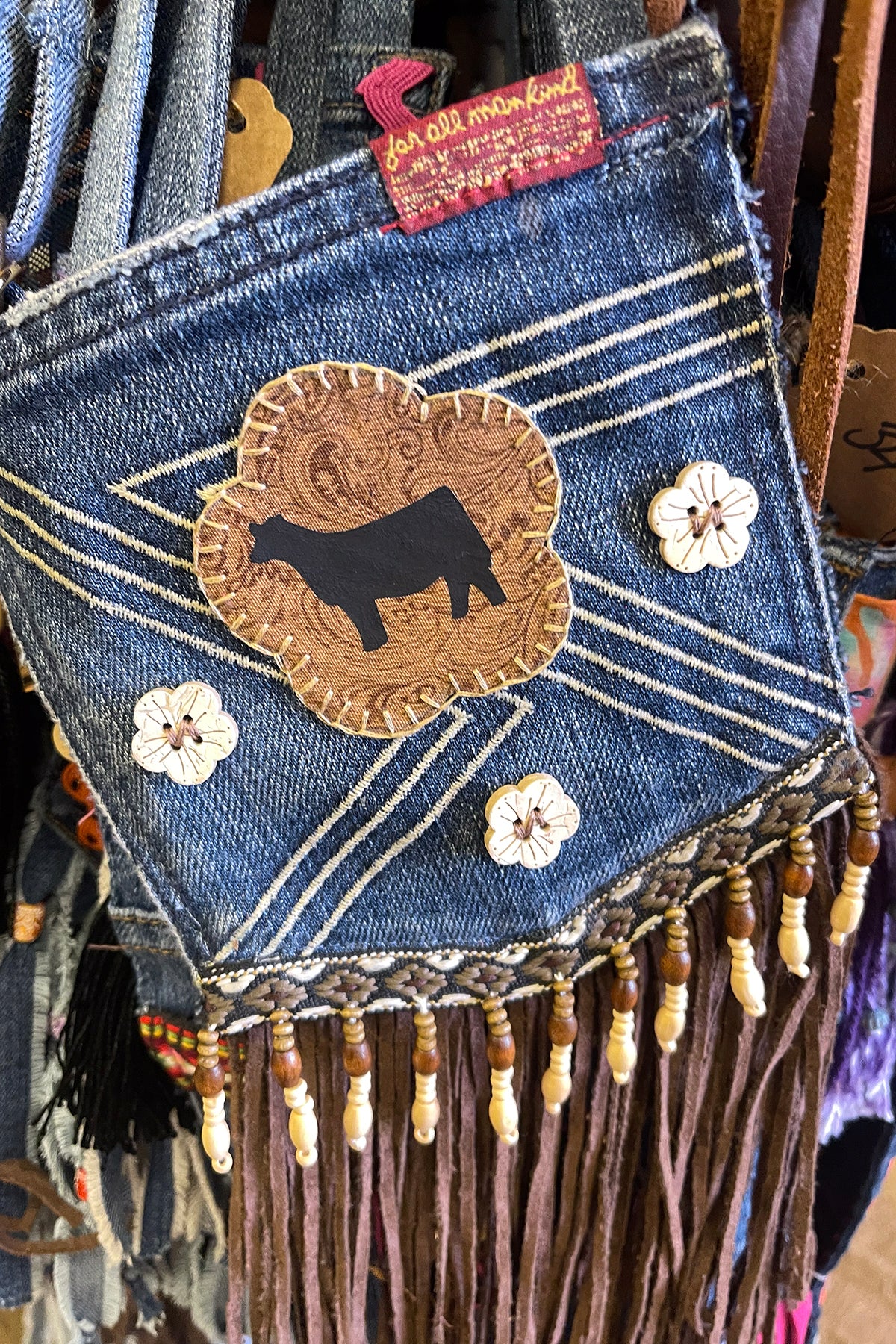 Jean Purse with Heifer