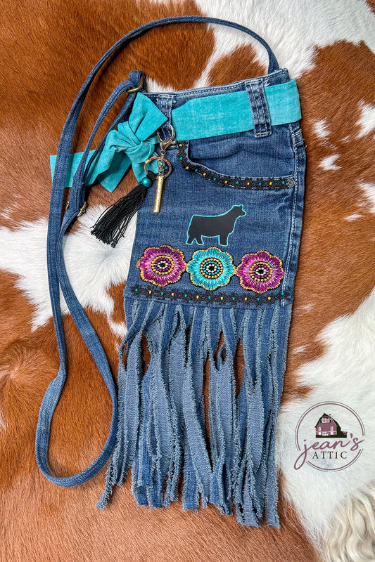 Jean Purse with Heifer