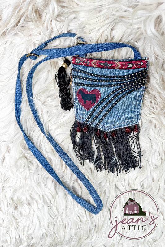 Jean Purse with Heifer