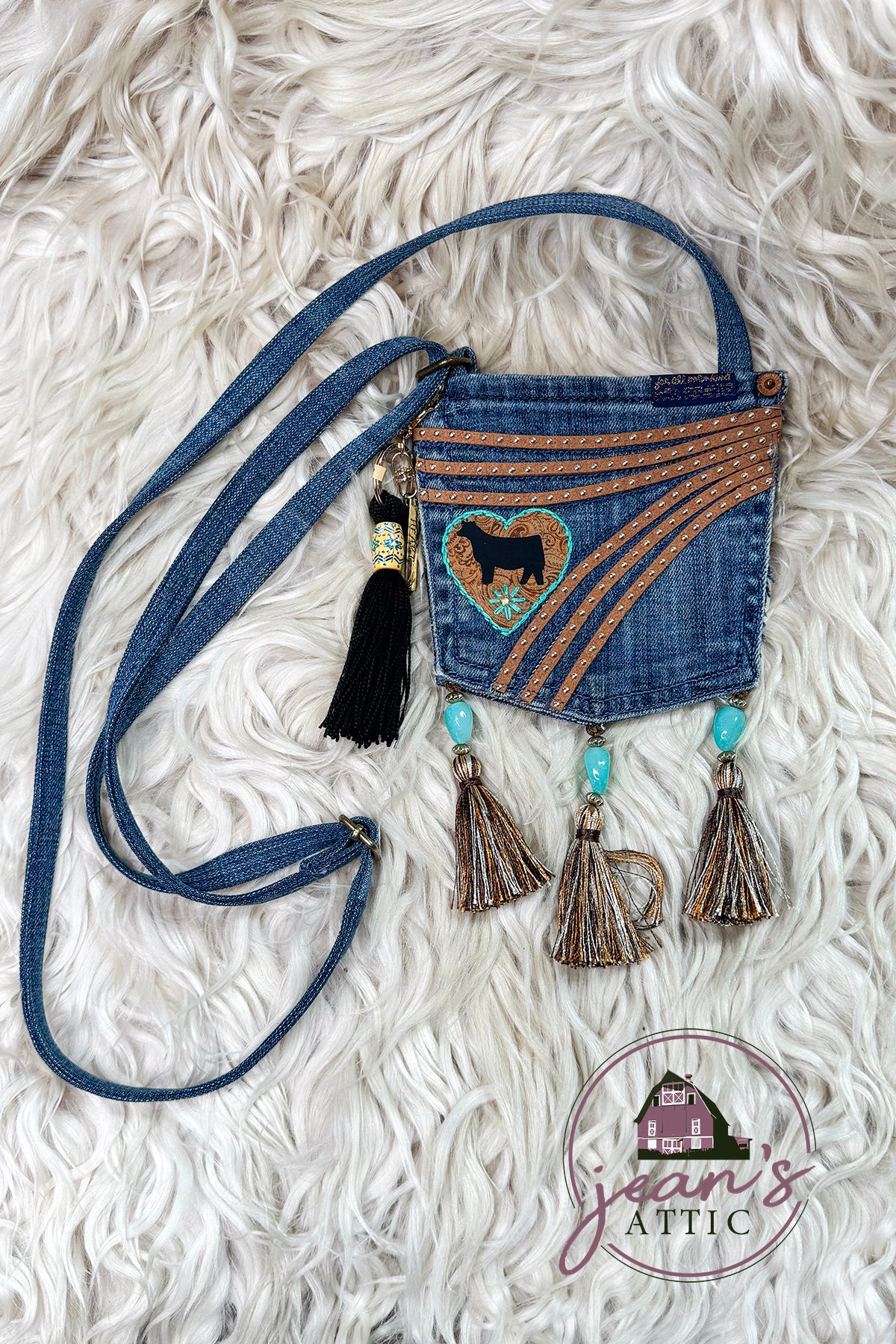 Jean Purse with Heifer