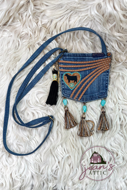 Jean Purse with Heifer