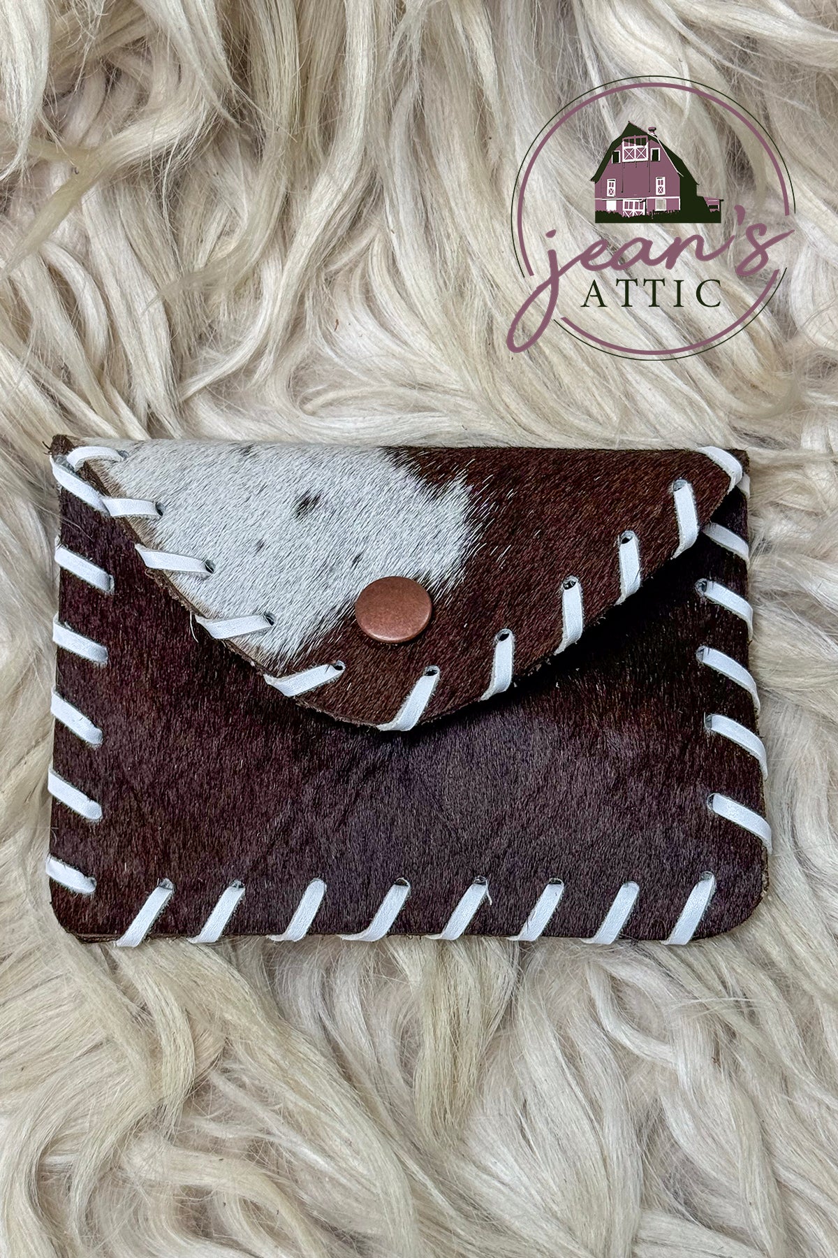 Cowhide Coin Pouch