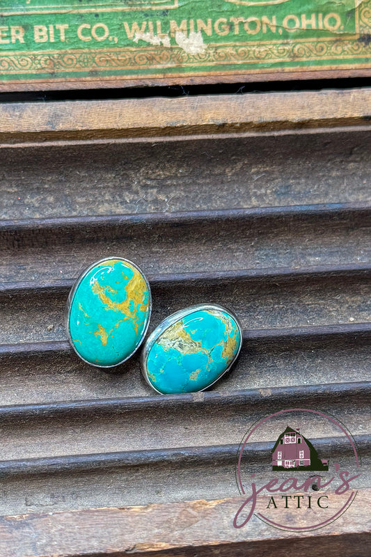Indian Mountain Turquoise Earrings