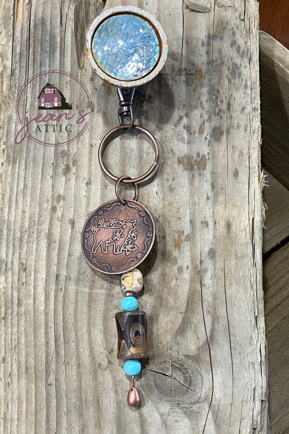 Etched Key Chain - Show Steer