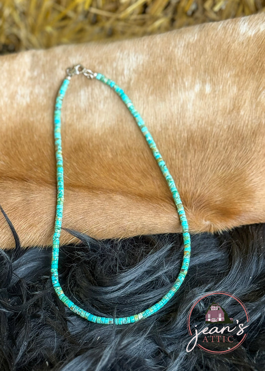 High Grade Turquoise Heishi Bead
