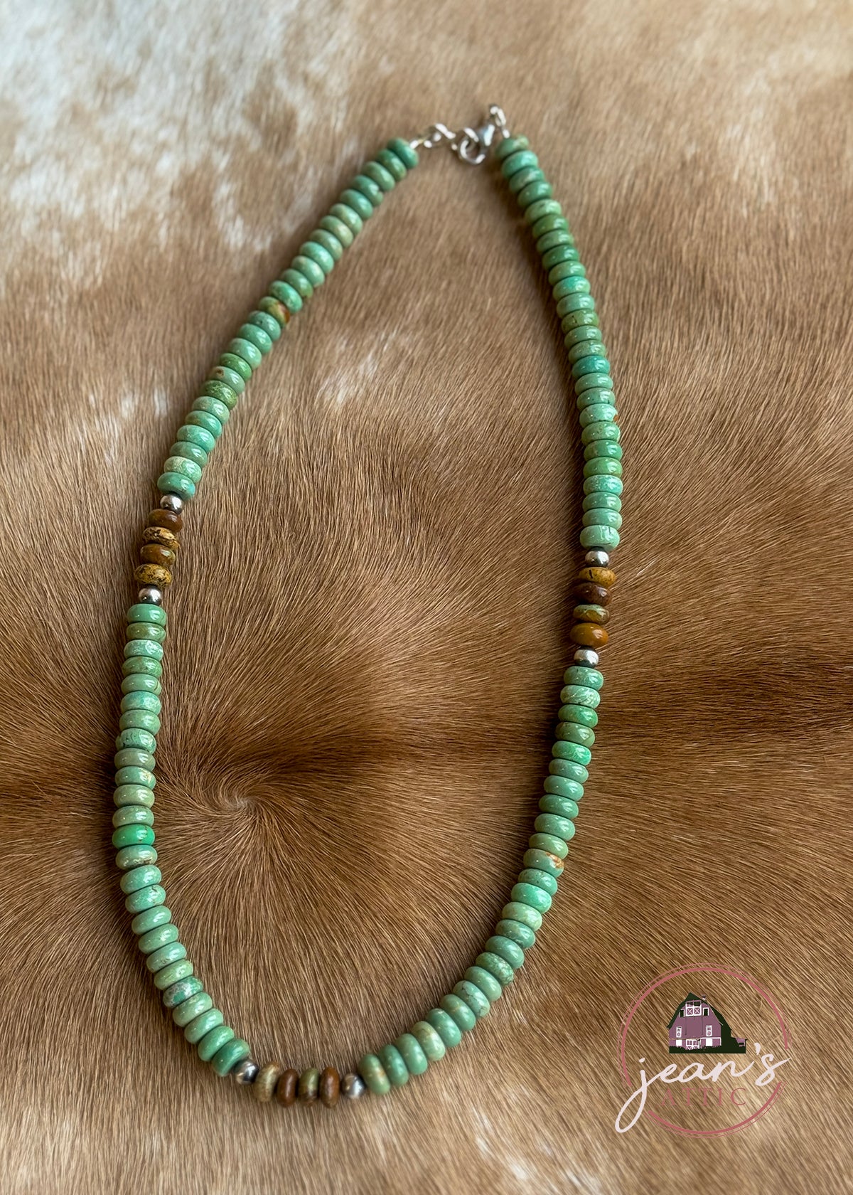 Kingman Turquoise and Navajo Pearl Necklace