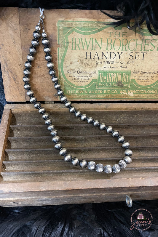 10 mm Navajo Pearl and 10 mm Corrugated Pearl