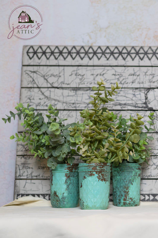 Patina Mason Jars
