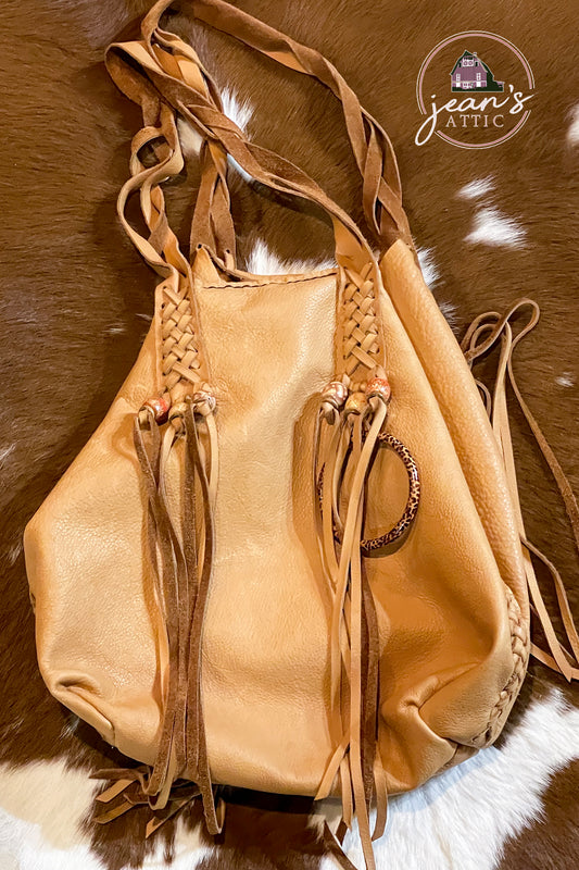 Handmade Deerskin Leather Handbag