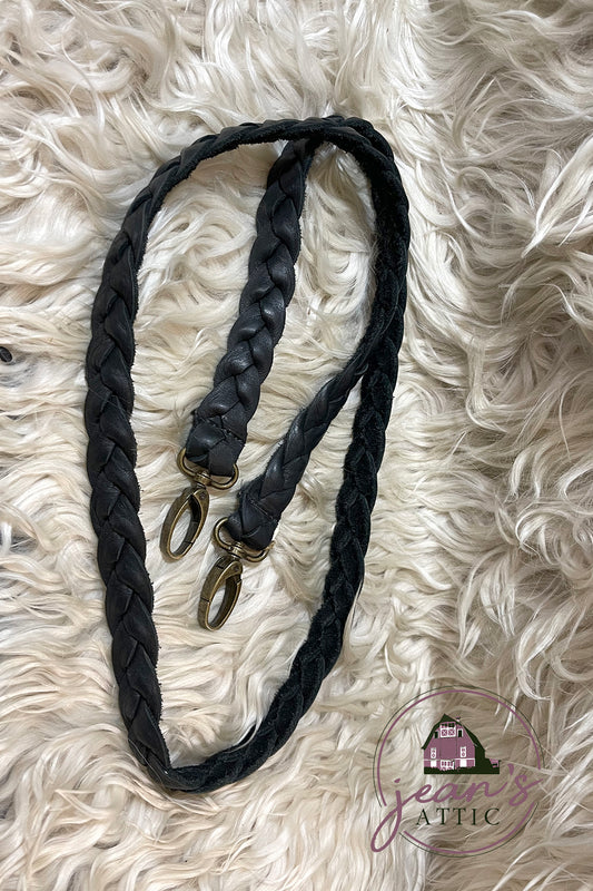 Leather Braided Strap